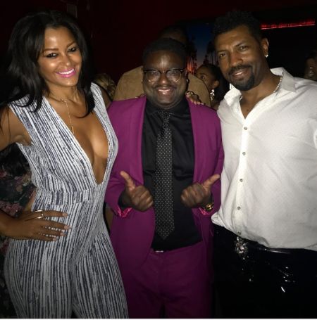 Deon Cole, Claudia Jordan, and Lil Rel Howery took a picture in 2018.